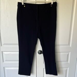 LOFT Navy Blue Trousers Straight-Leg Business